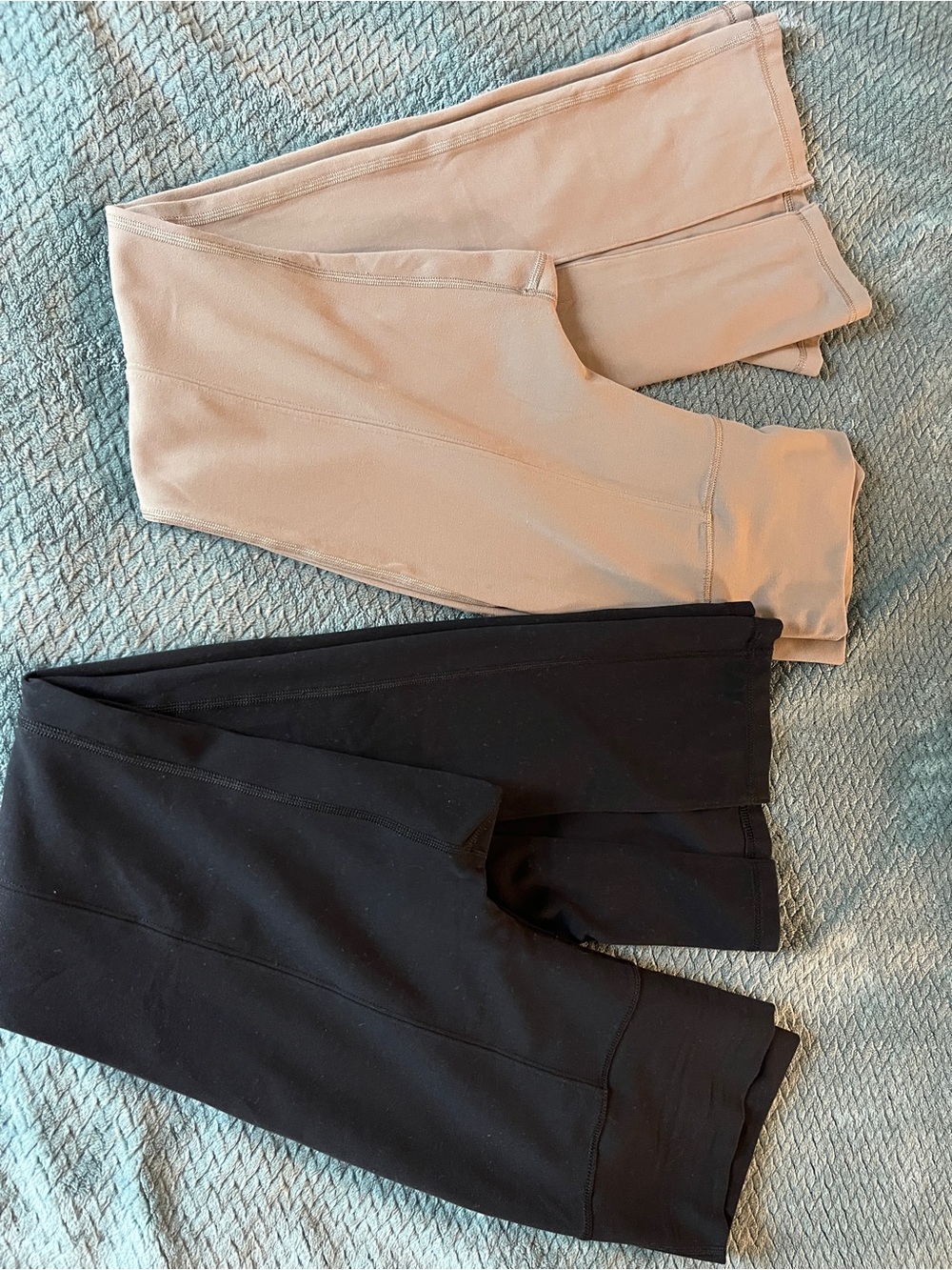 TnAction™ Performance Flare Legging Duo in Black & Taupe